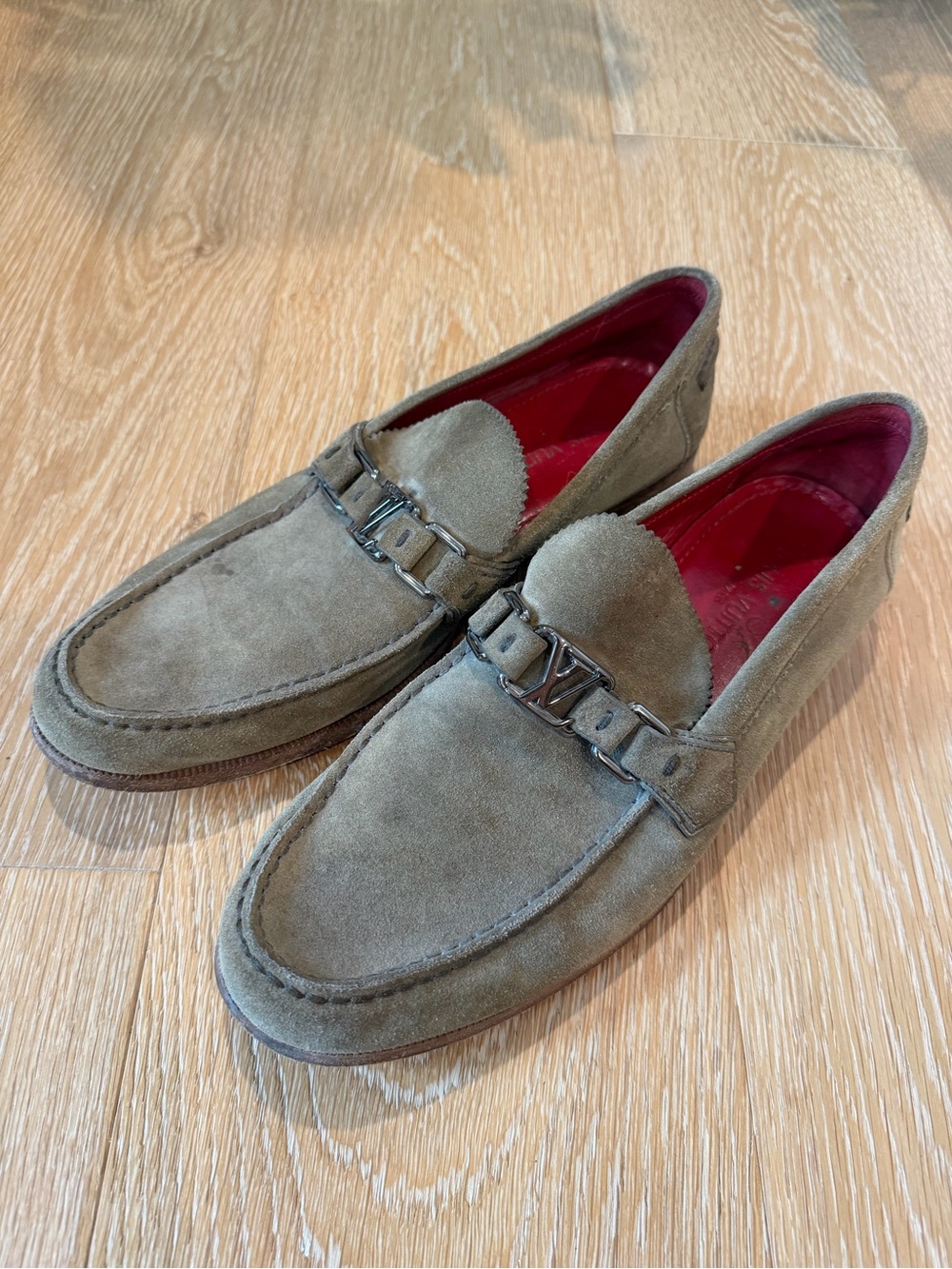 Louis Vuitton • Tan Suede Loafer